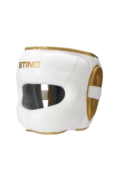 Sting Evolution Face Shield - MMA Factory -Boxing Equipment Store white front grey 18a1847d 4548 4b53 bf30 c7a8d9ba31f9 3 4