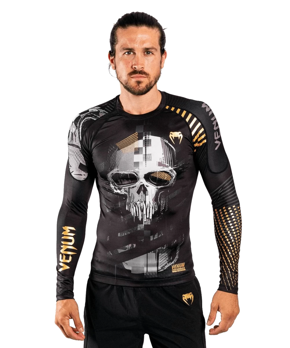 Venum Skull Rashguard - Long Sleeve - MMA Factory 4 Venum Skull Rashguard - Long Sleeve - MMA Factory - Image 2